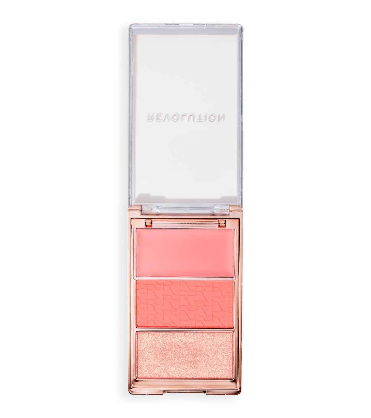 Makeup Revolution Makeup Revolution, Icon Blush, Vegan, Matt, Rouge-Highlighter-Palette, Authentic Peach, 11.5 g Regular