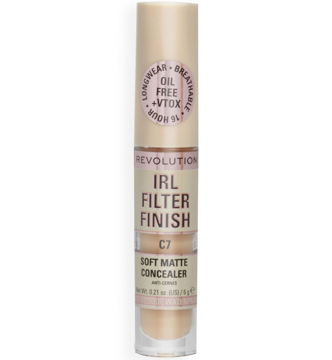 Makeup Revolution Makeup Revolution, IRL Filter Finish, Dunkle Flecken abdecken, Creme-Concealer, C7, 6 g Regular