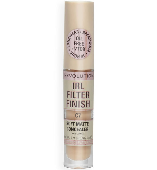Makeup Revolution Makeup Revolution, IRL Filter Finish, Dunkle Flecken abdecken, Creme-Concealer, C7, 6 g Regular