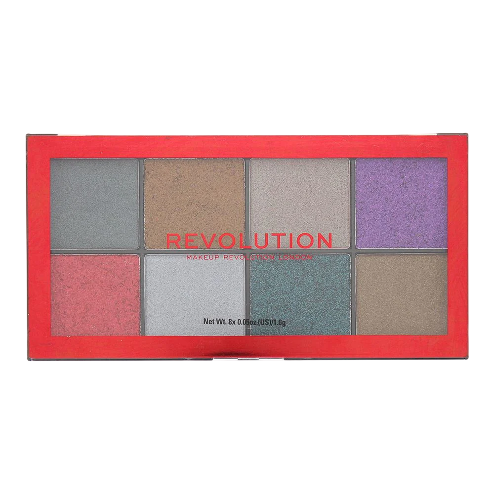 Makeup Revolution Makeup Revolution, Possessed Glitter, Gesichtspalette, 8 Schattierungen, 12.8 g *Tester