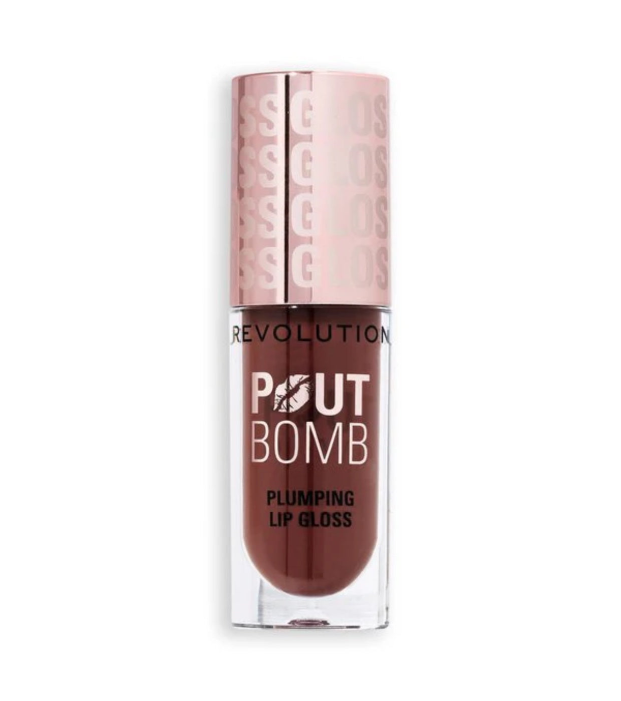 Makeup Revolution Makeup Revolution, Pout Bomb, Auffüllen, Lipgloss, Espresso Cool, 4.6 ml Regular