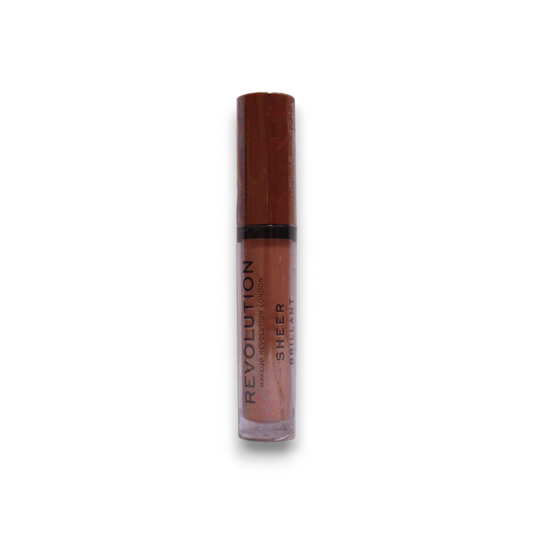 Makeup Revolution Makeup Revolution, Sheer Brillant, Vegan, Lipgloss, 123, Brunch, 3.5 ml Regular