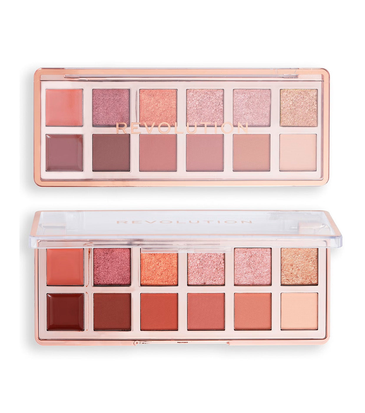 Makeup Revolution Makeup Revolution, The True Icon, Lidschattenpalette, 12 Schattierungen, 8 g Regular