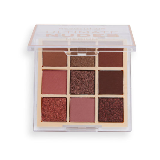 Makeup Revolution Makeup Revolution, Ultimate Nudes, Lidschattenpalette, Mittel, 8.1 g Regular