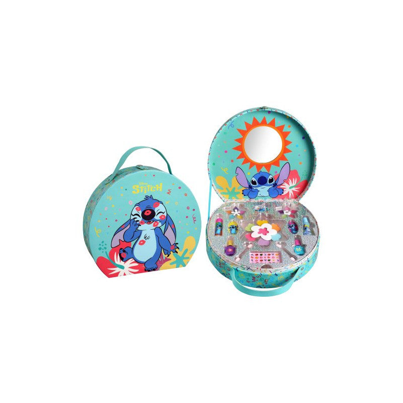DISNEY DISNEY Air-Val Stich runder Make-up Koffer Maletin Redondo Maquillaje Kosmetik