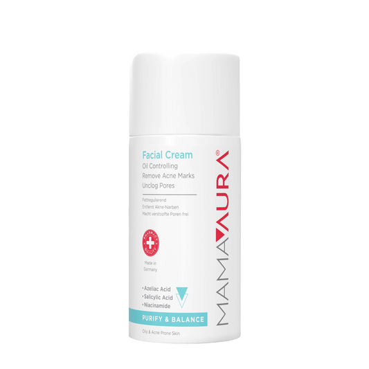 Mamaaura Mamaaura, Mamaaura, Aknenarben, Sahne, Für das Gesicht, 50 ml Regular