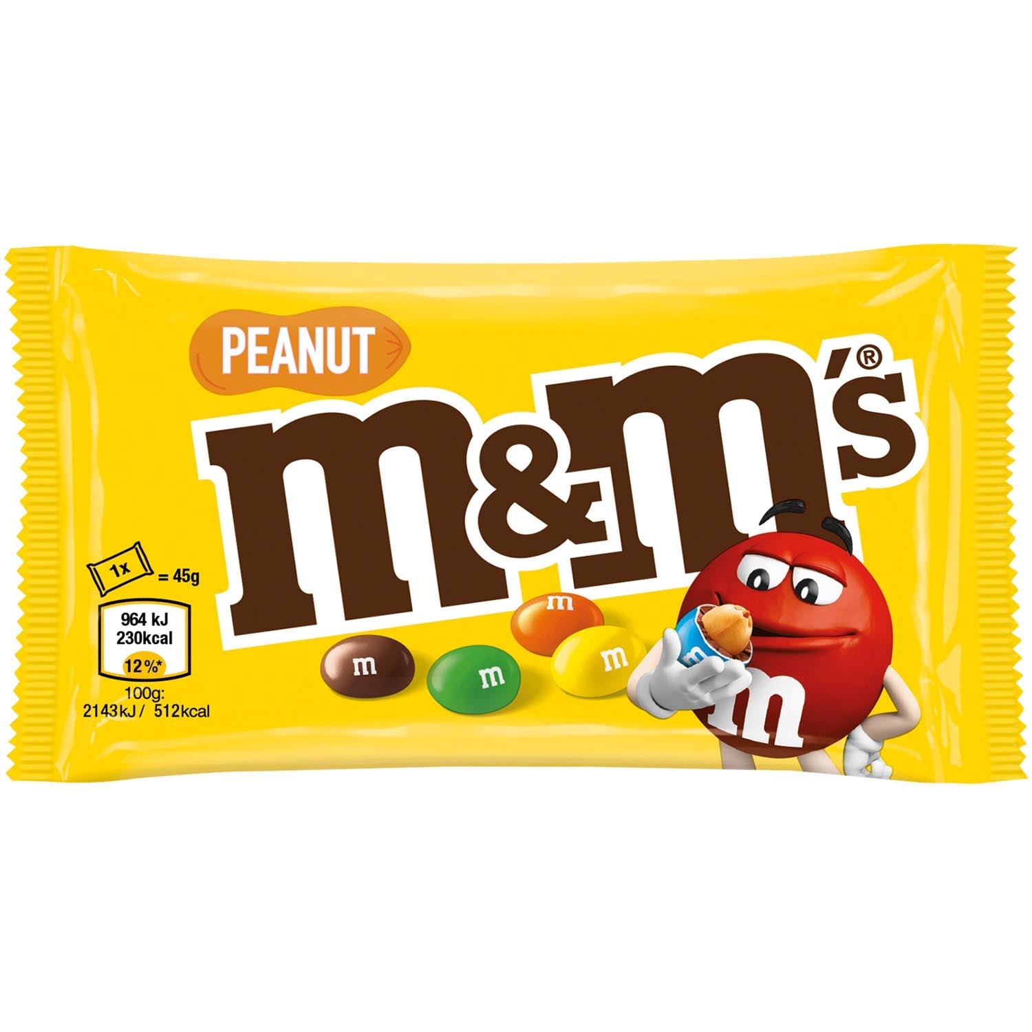 M&amp;M'S Peanut 24×45g - Candyshop.ch