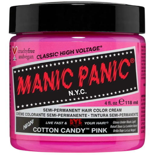 Manic Panic Manic Panic, Classic High Voltage Cotton Candy Pink, Semi-permanente Haarfarbe, 118 ml Regular