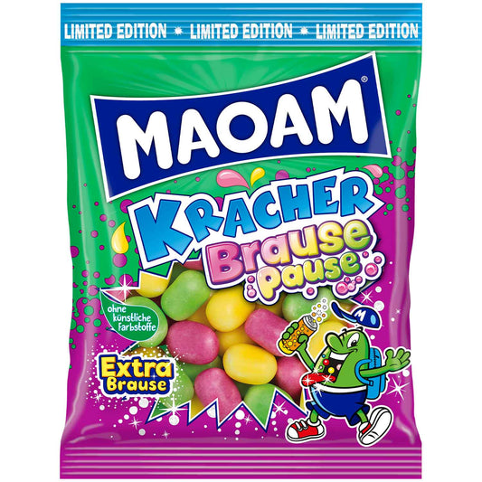 Maoam Kracher Brause Pause 200g Dragierte Kaubonbons mit Brausepulverfüllung - Candyshop.ch