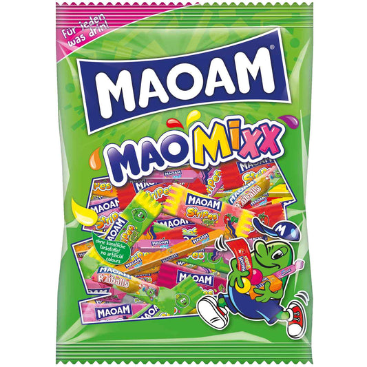 Maoam MaoMixx 250g Mischung aus einzeln verpackten Kaubonbons, teilweise mit Cola-Geschmack. Ohne künstliche Farbstoffe. - Candyshop.ch