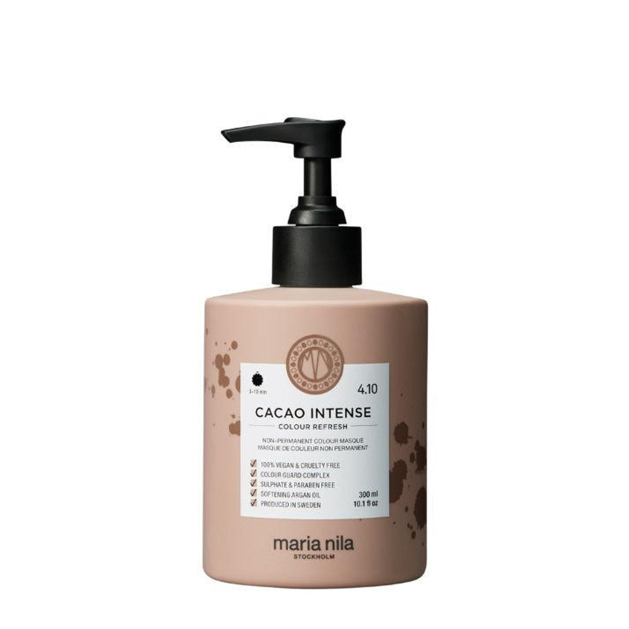 Maria Nila Maria Nila, Colour Refresh, Vegan, Haarfarben-Creme-Maske, Zur Farbauffrischung, 4.10 Cacao Intense, 300 ml Regula