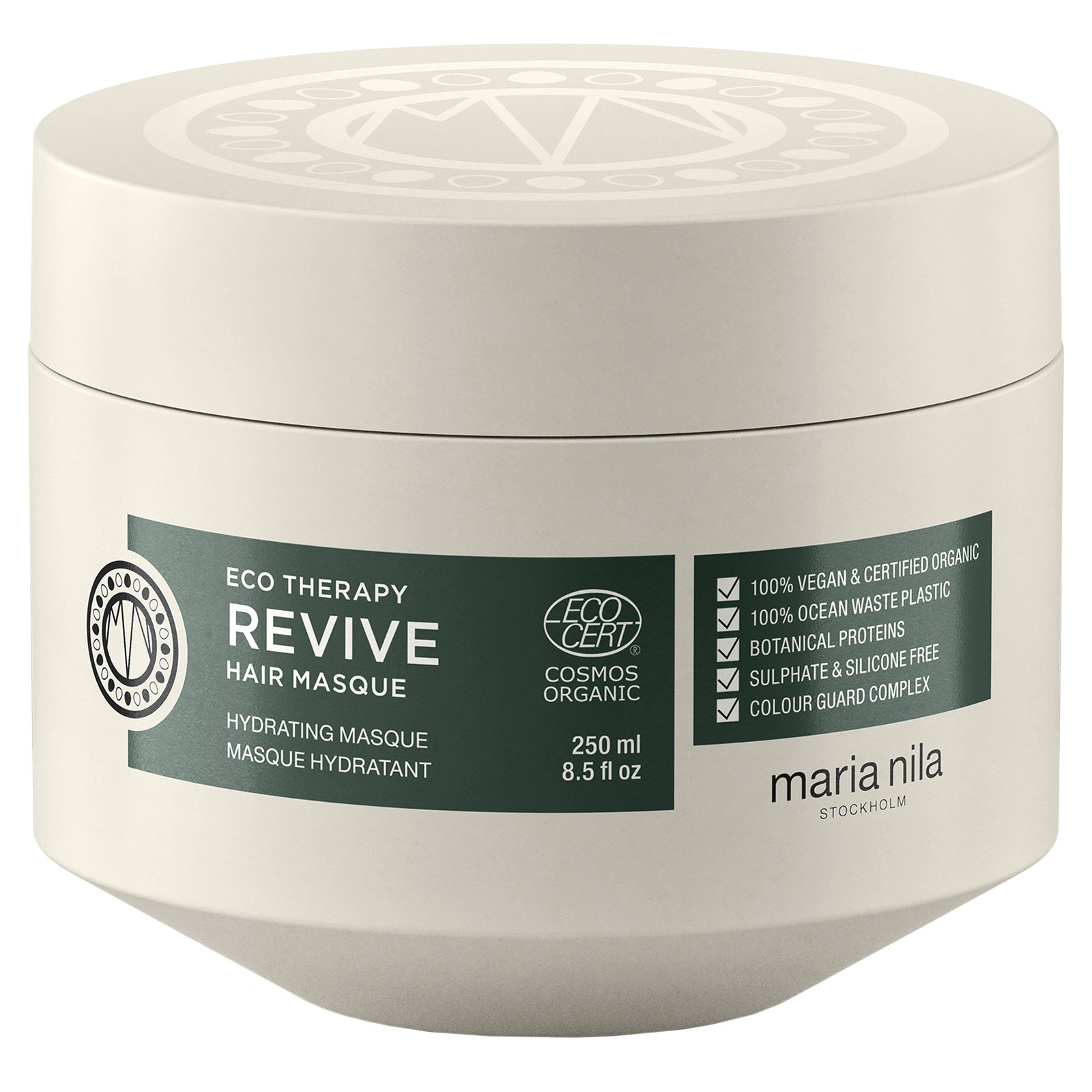 Maria Nila Maria Nila, Eco Therapy Revive, Tierversuchsfrei, Haarbehandlungs-Crememaske, Zur Hydratation, 250 ml Regular