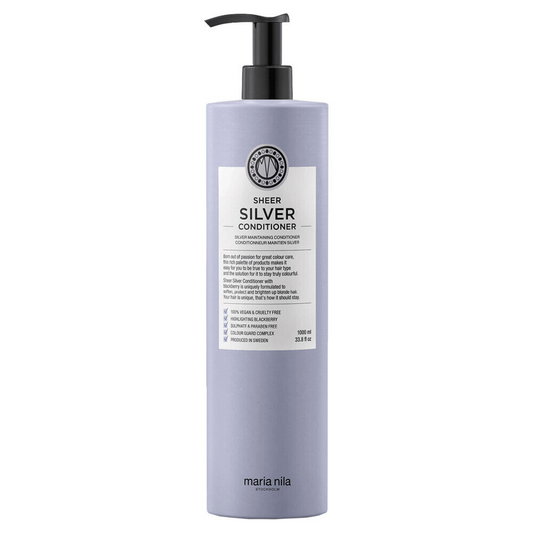 Maria Nila Maria Nila, Sheer Silver, Parabenfrei, Haarspülung, Feuchtigkeitsspendend, 1000 ml Regular