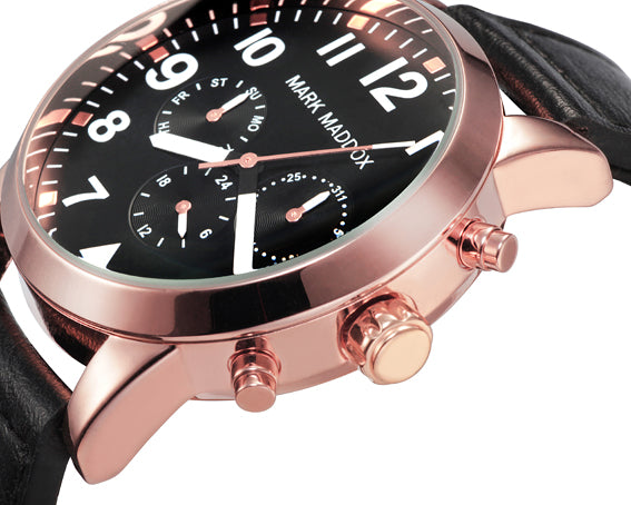 MARK MADDOX HC3004-54 Analoguhr Armbanduhr 44 mm