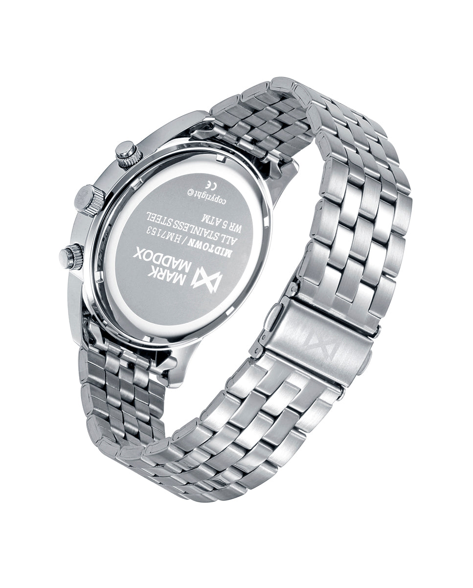 MARK MADDOX HM7153-37 Analoguhr Armbanduhr 44 mm