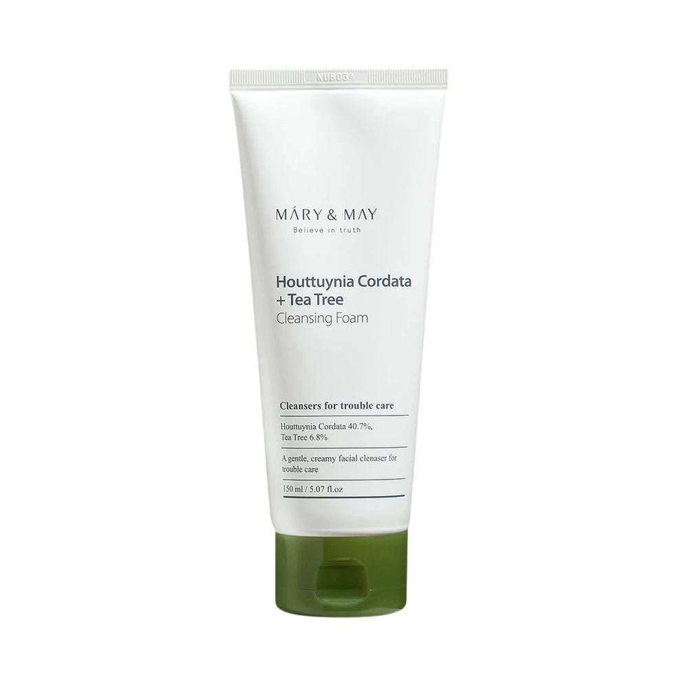 Mary and May Mary and May, Houttuynia Cordata +Tea Tree, Sanfte Reinigung, Reinigungsschaum, 150 ml Regular