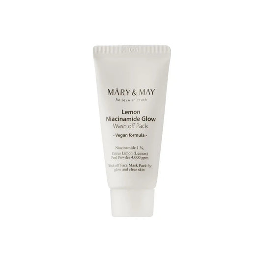 Mary and May Tonerde-Maske Mary and May, Lemon Niacinamide Glow, Cleansing & Purifying, Clay Mask, 30 g Regular