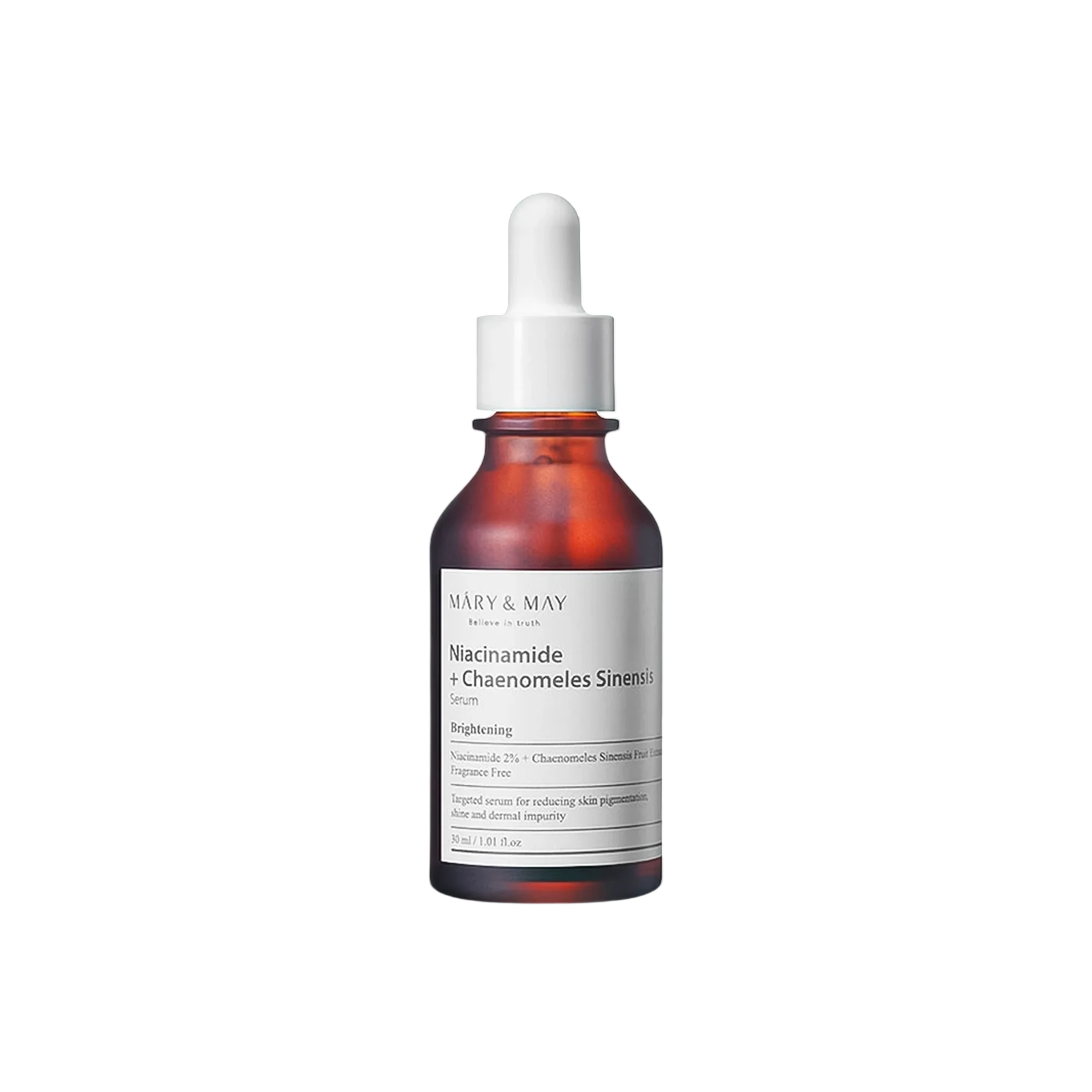 Mary and May Mary and May, Niacinamide + Chaenomeles Sinensis, Erleuchtend, Täglich, Serum, Für das Gesicht, 30 ml Regular