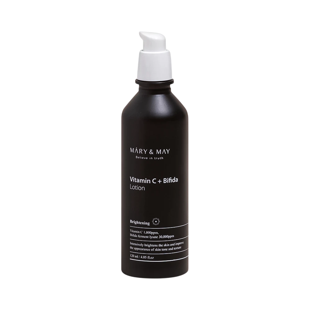 Mary and May Mary and May, Vitamin C + Bifida, Brightening & Hydrating, Daily, Lotion, For Face, 120 ml Regular