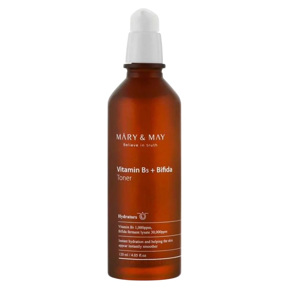 Mary and May Mary and May, Vitamin B5 + Bifida, Hydratisierend und glättend, Gesichtswasser, Für das Gesicht, 120 ml Regular