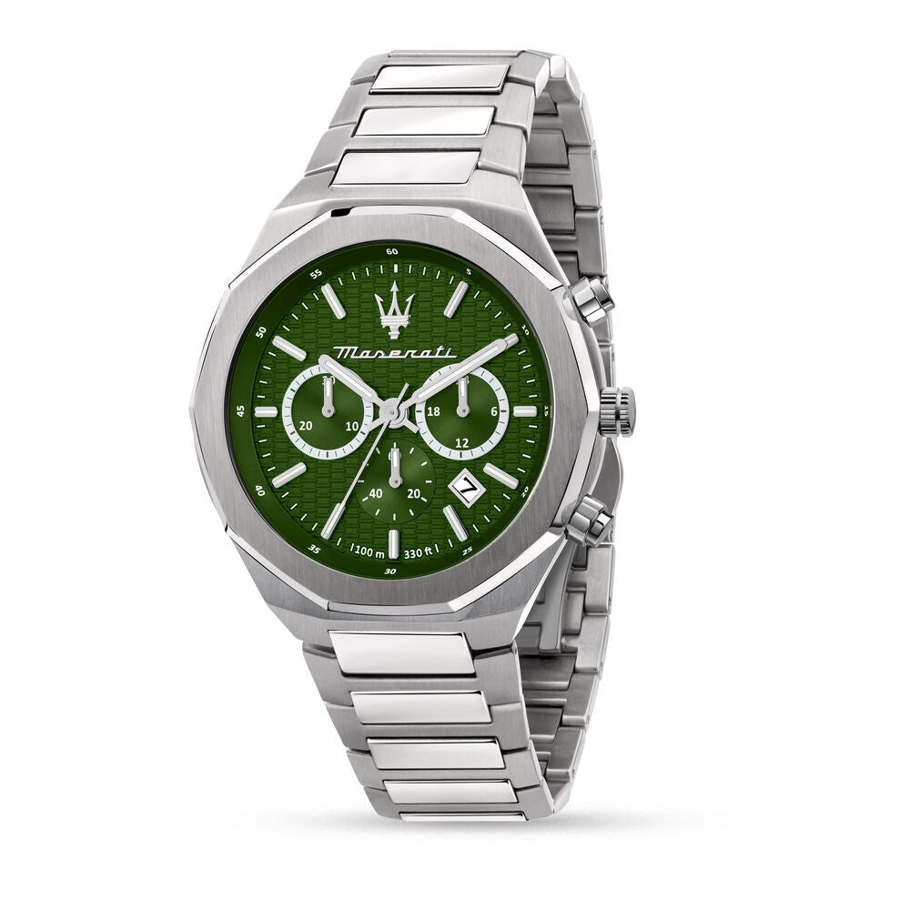 MASERATI R8873642011 Chronograph Armbanduhr 44 mm Silber