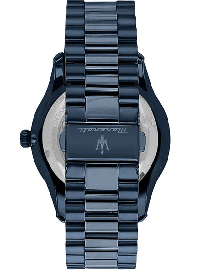 MASERATI STILE R8873642008 Chronograph Armbanduhr 45 mm Blau ansicht-2