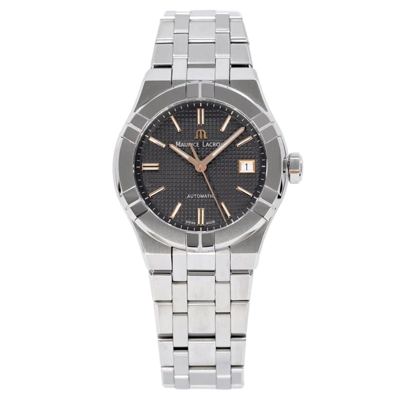 MAURICE LACROIX AIKON AUTOMATIC AI6007-SS002-331-1 Date Armbanduhr 39 mm