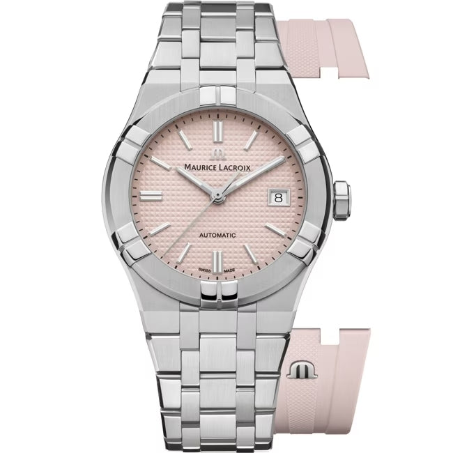 MAURICE LACROIX AIKON AUTOMATIC LIMITED SUMMER EDITION AI6007-SS00F-530-E Date Armbanduhr 39 mm
