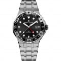 MAURICE LACROIX AIKON VENTURER GMT AI6158-SS00F-330-A Date Armbanduhr 43 mm ansicht-2