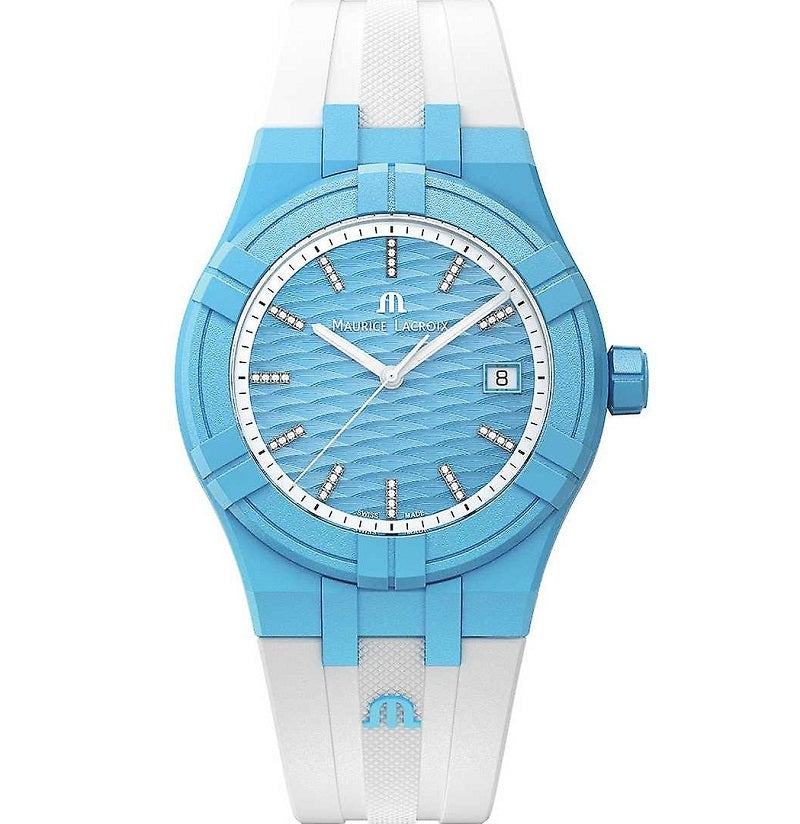 MAURICE LACROIX MOD. AIKON #TIDE AI2008-AAAA1-3A0-0 Date Armbanduhr 40 mm