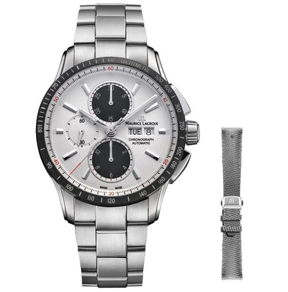 MAURICE LACROIX PONTOS S CHRONO PT6038-SSL2H-130-A Chronograph Armbanduhr 43 mm