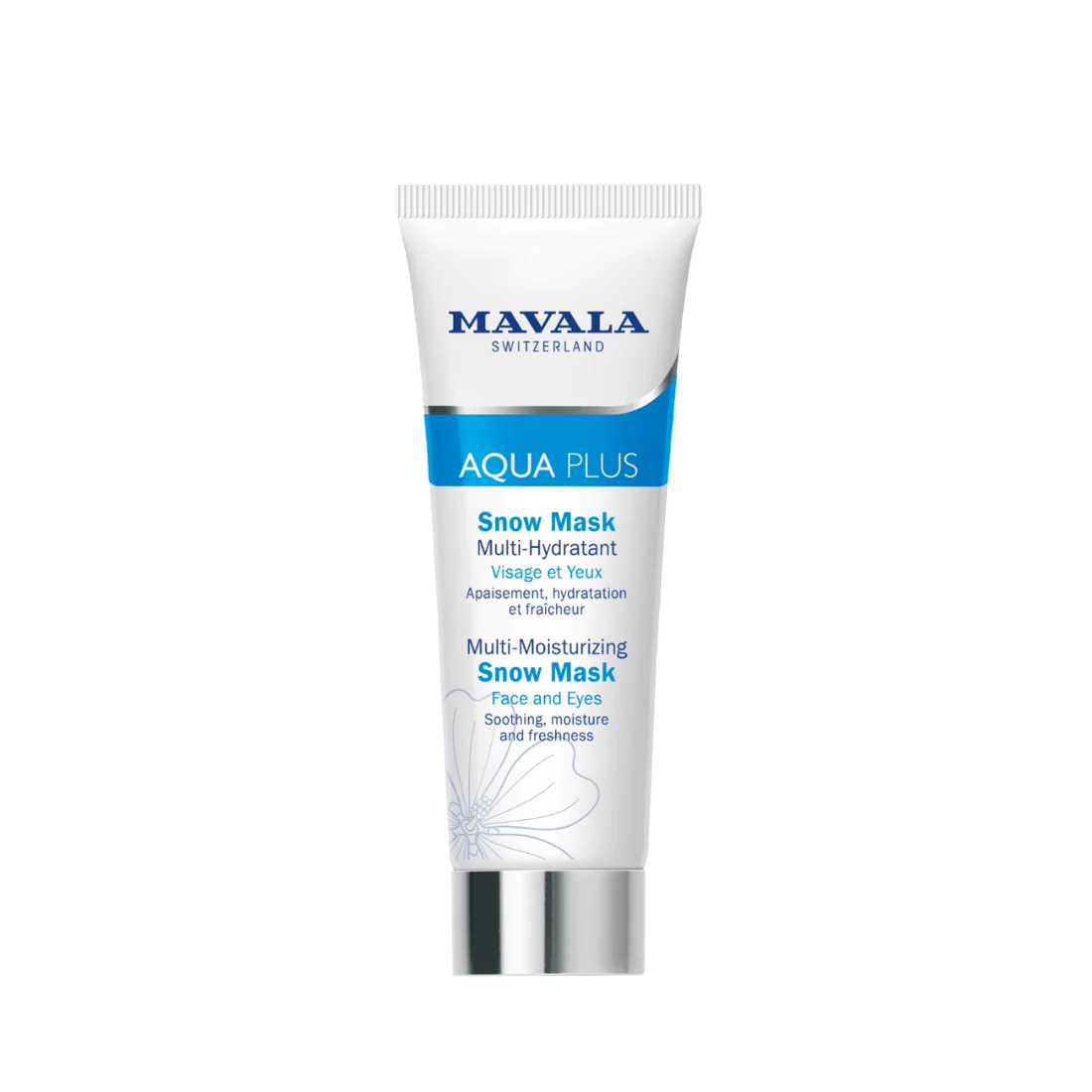 Mavala Gelmaske Mavala, Aqua Plus Snow, Hydrating & Soothing & Refreshing, Gel Mask, Face, 75 ml Regular