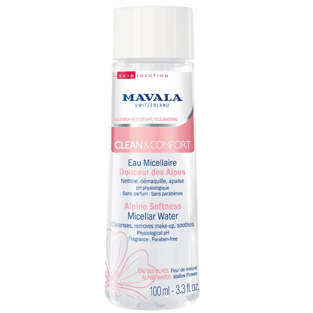 Mavala Mavala, Clean & Comfort, Reinigung & Beruhigung, Mizellenwasser, Sensibel, 100 ml Regular