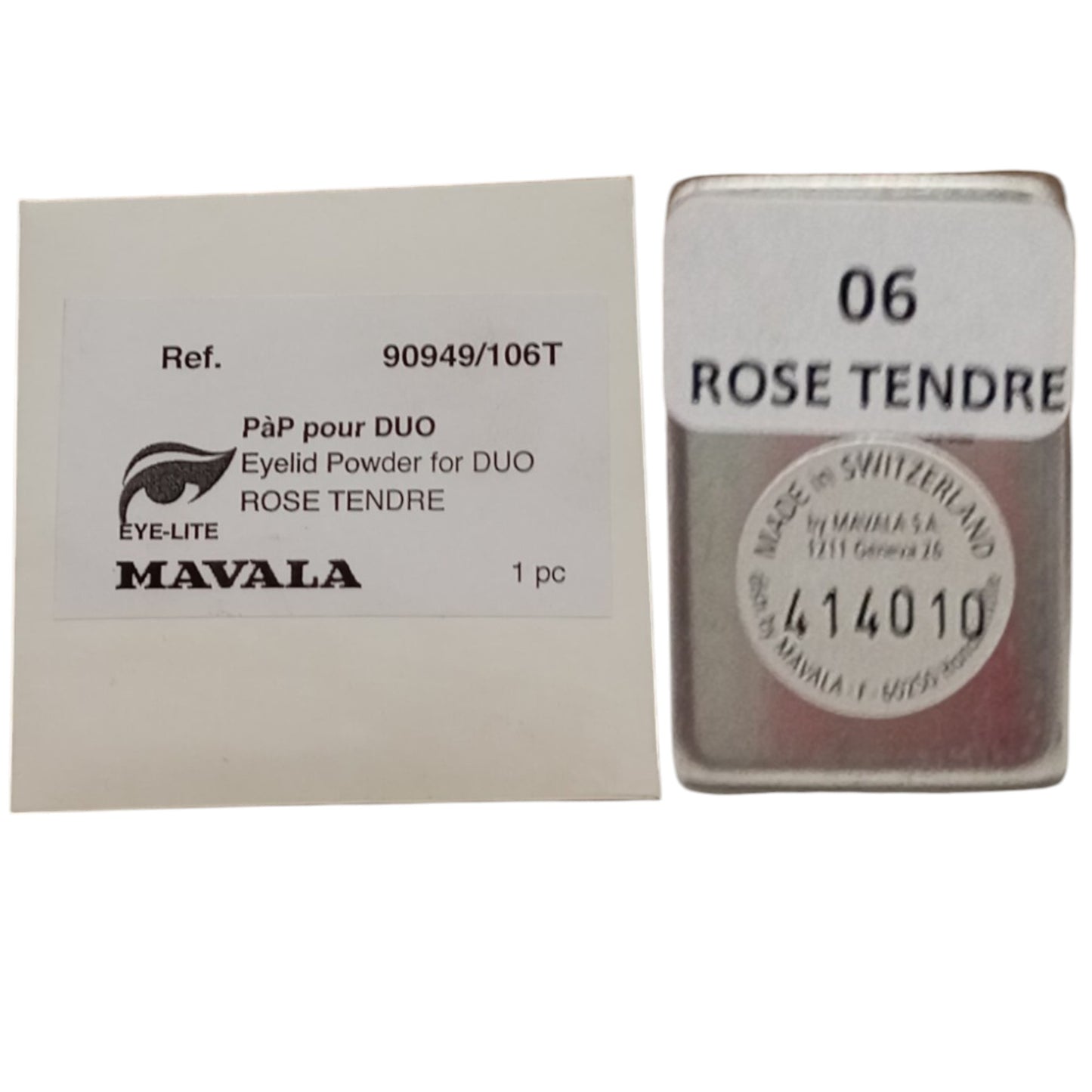 Mavala Mavala, Duo Satin, Lidschattenpuder, Zarte Rose, x, 1.2 g *Tester