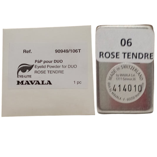 Mavala Mavala, Duo Satin, Lidschattenpuder, Zarte Rose, x, 1.2 g *Tester
