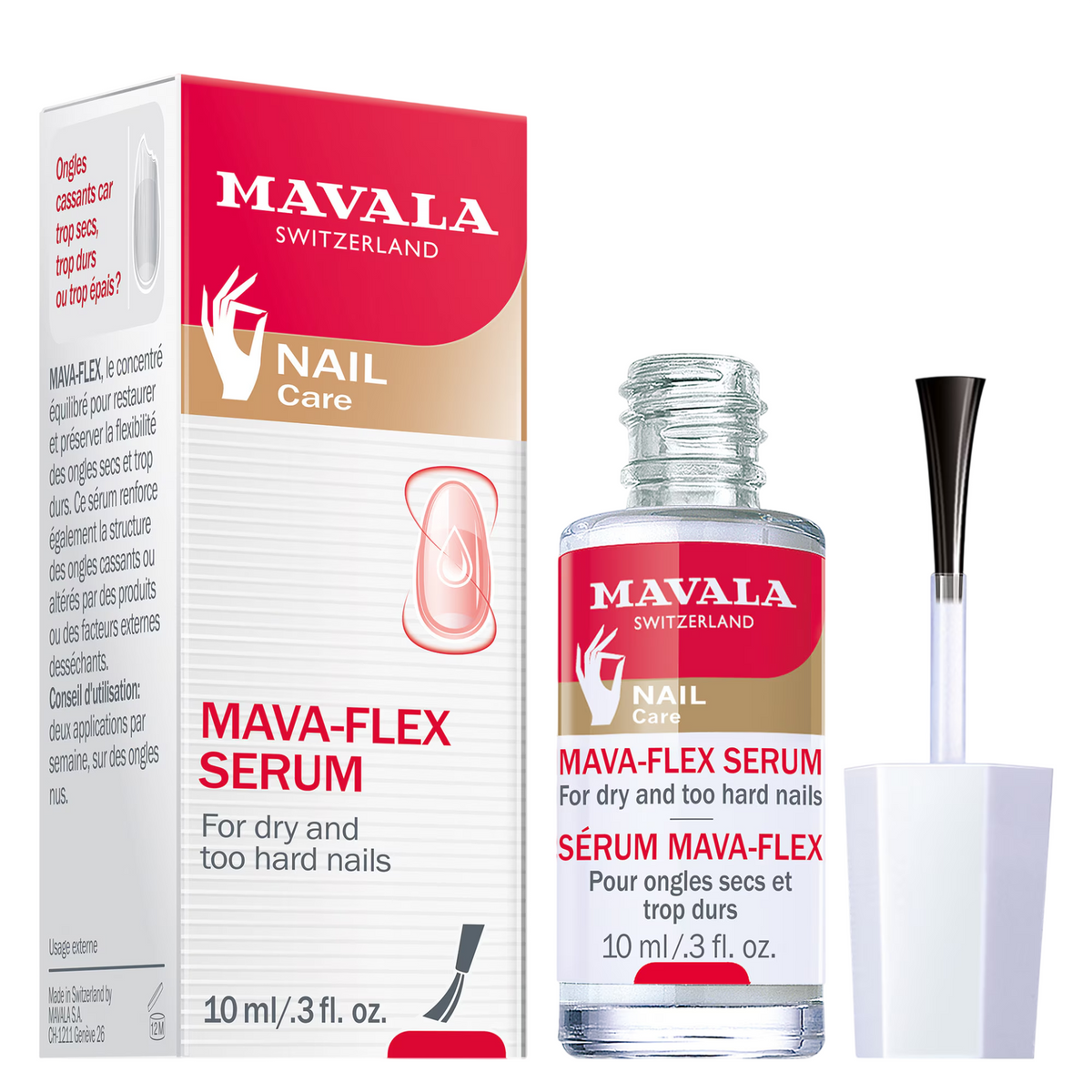 Mavala Mavala, Mava Flex, Hydrating & Moisturising, Fortifying & Moisturising, Nagelserum-Behandlung, 10 ml Regular