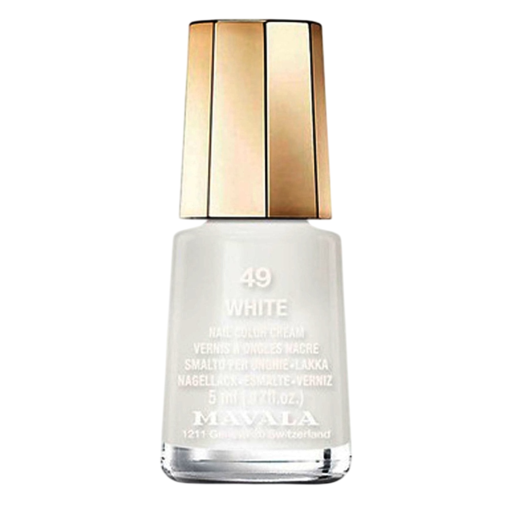 Mavala Glossy Nagellack 49 White Miniature 5 ml
