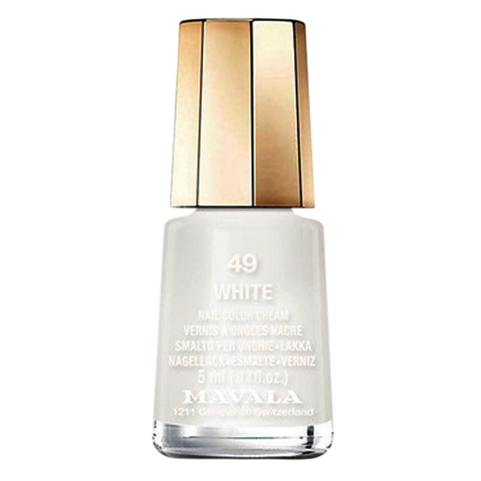 Mavala Glossy Nagellack 49 White Miniature 5 ml