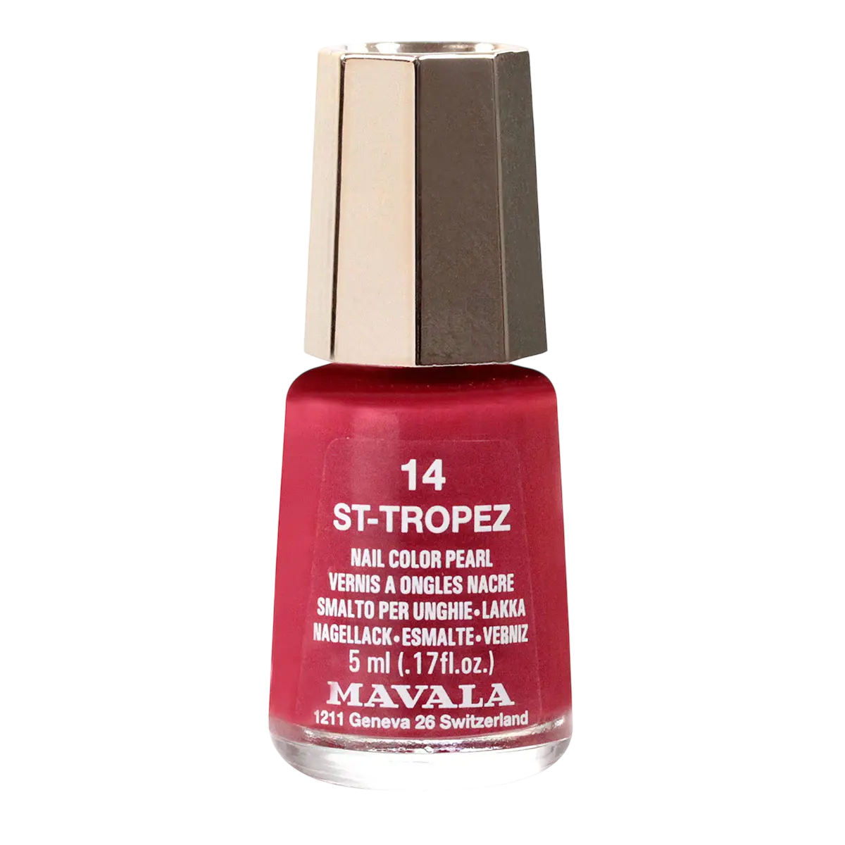 Mavala Nagellack Mavala, Mavala, Glossy & Pearly, Nail Polish, 14, St. Tropez, 5 ml *Miniature