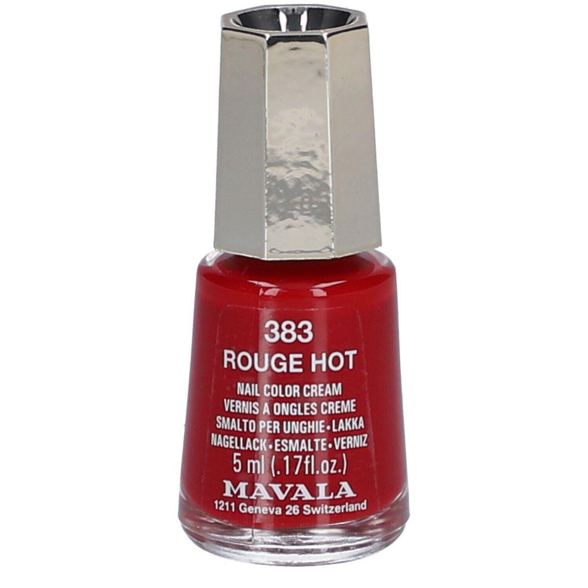 Mavala Nagellack Mavala, Mavala, Nail Polish, 383, Rouge Hot, 5 ml *Miniature