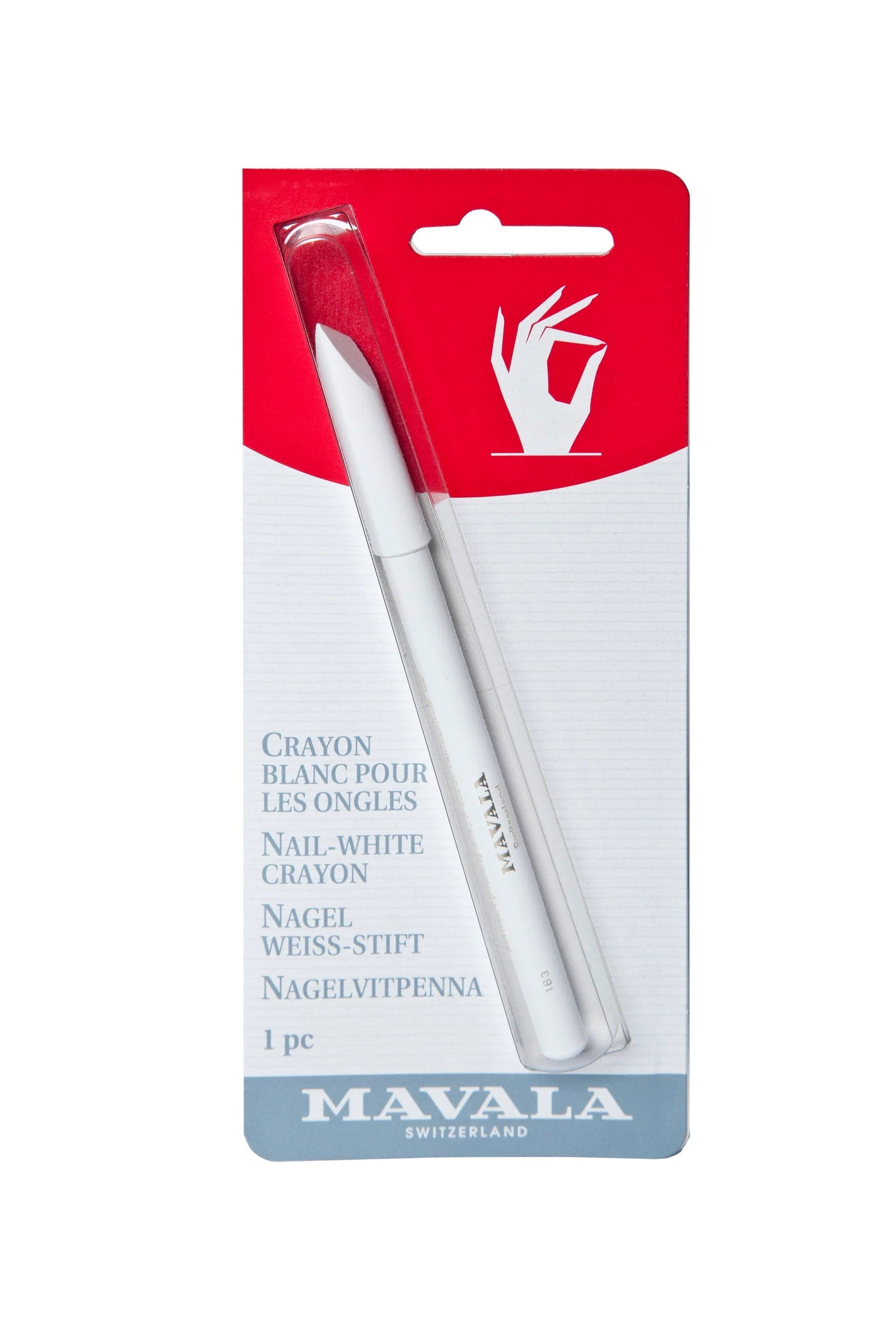Mavala Nagelstift Mavala, Nail White, Nail Pen, White, 1 pcs Regular