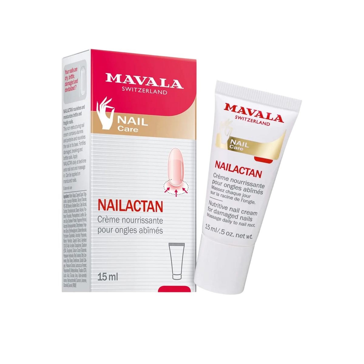 Mavala Mavala, Nailactan, Nährend, Treatment, Nagelcreme-Behandlung, 15 ml Regular