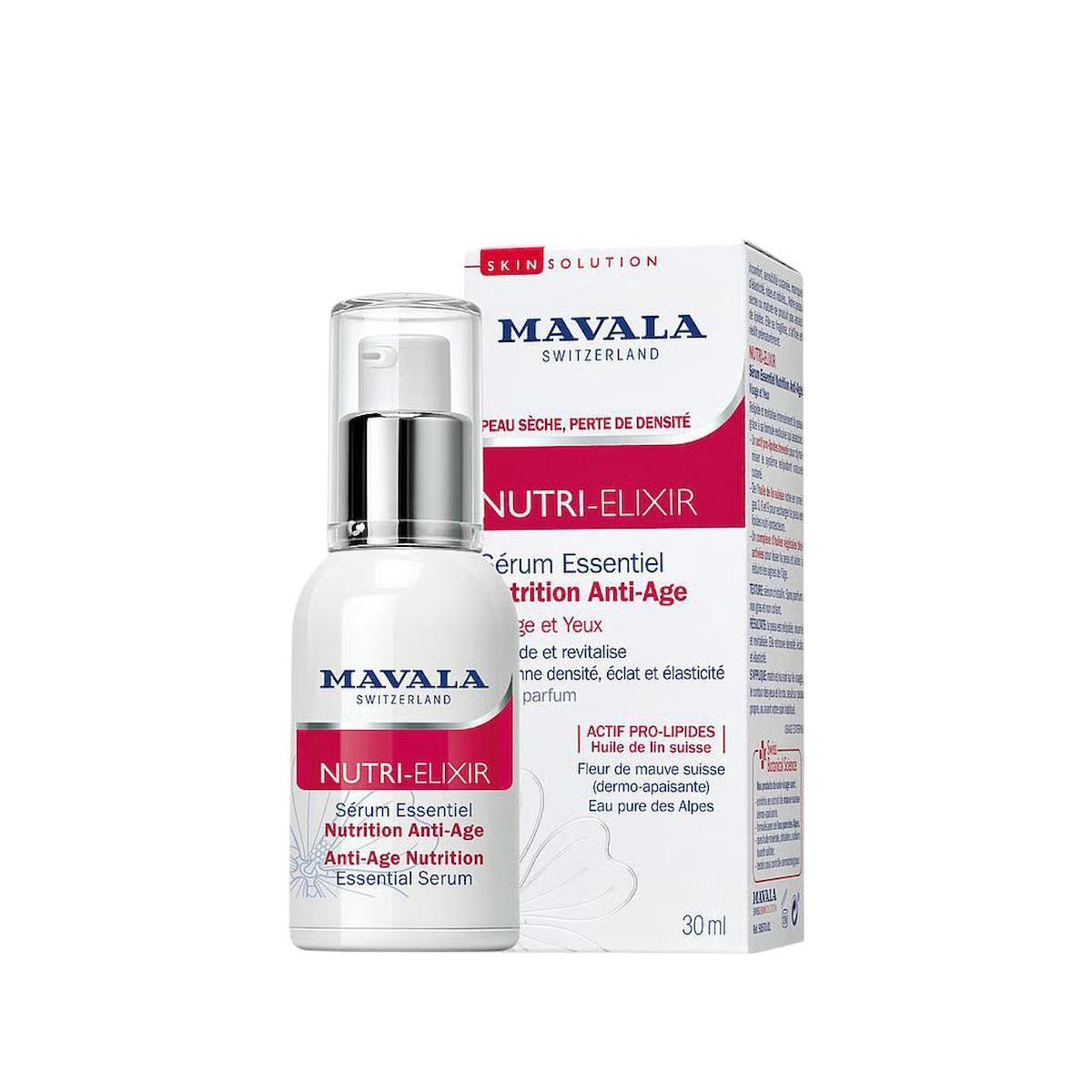 Mavala Mavala, Nutri-Elixir, Nourishing & Revitalising, Day & Night, Serum, Face & Eyes, 30 ml Regular