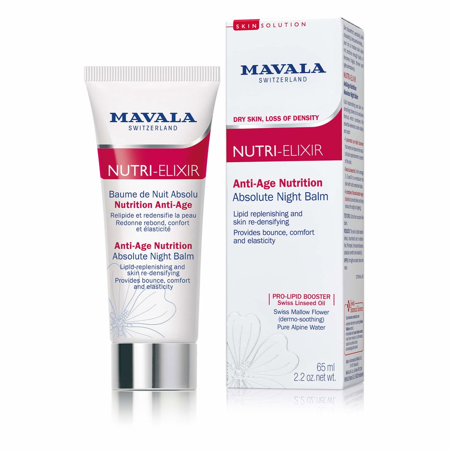 Mavala Balsam Mavala, Nutri-Elixir, Nourishing & Revitalising, Night, Balm, For Face, 65 ml Regular