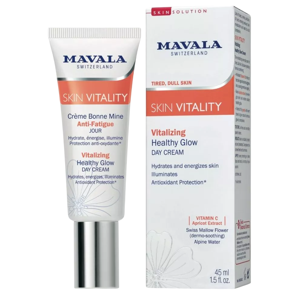 Mavala Mavala, Vitality, Hydrating & Illuminating & Revitalising, Tag, Sahne, Gesicht, 45 ml Regular