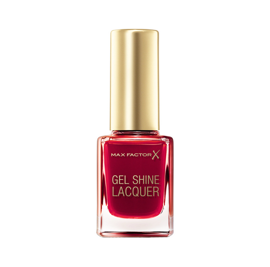 Max Factor Max Factor, Gel Shine Lacquer, Decklack, Nagellack, 50, Strahlender Rubin, 11 ml Regular