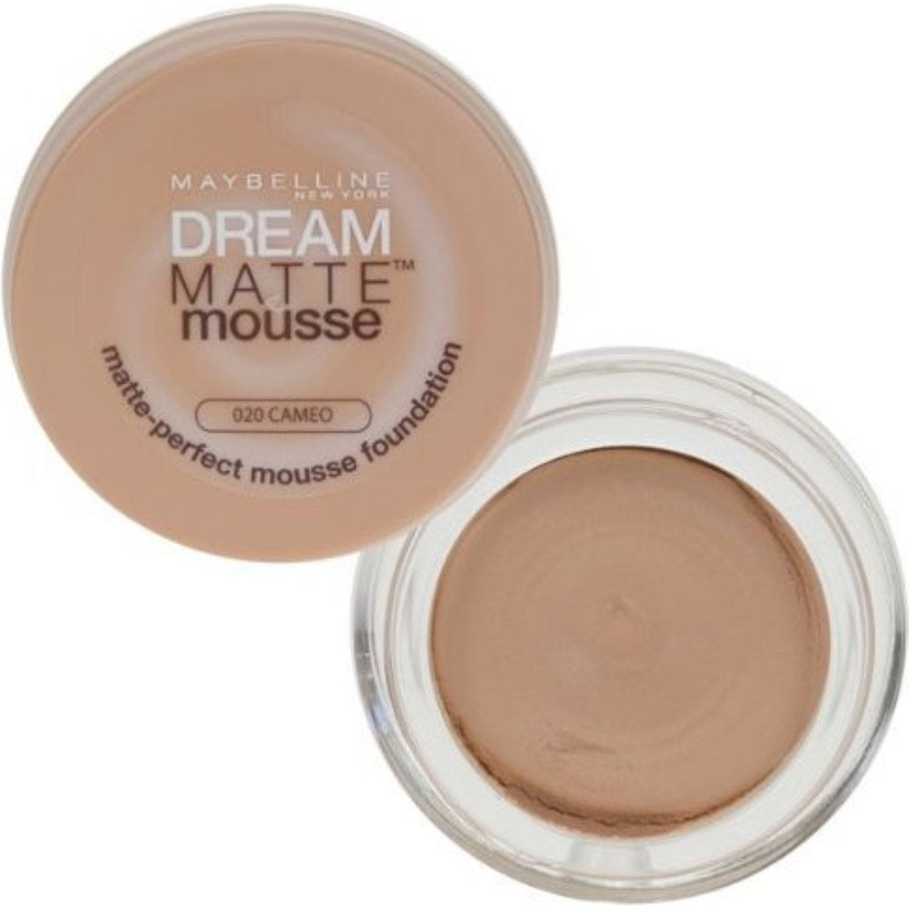 Maybelline Maybelline, Dream Matte Mousse, Leicht, Cremige Foundation, 20, Kamee, SPF 15, 18 ml Regular