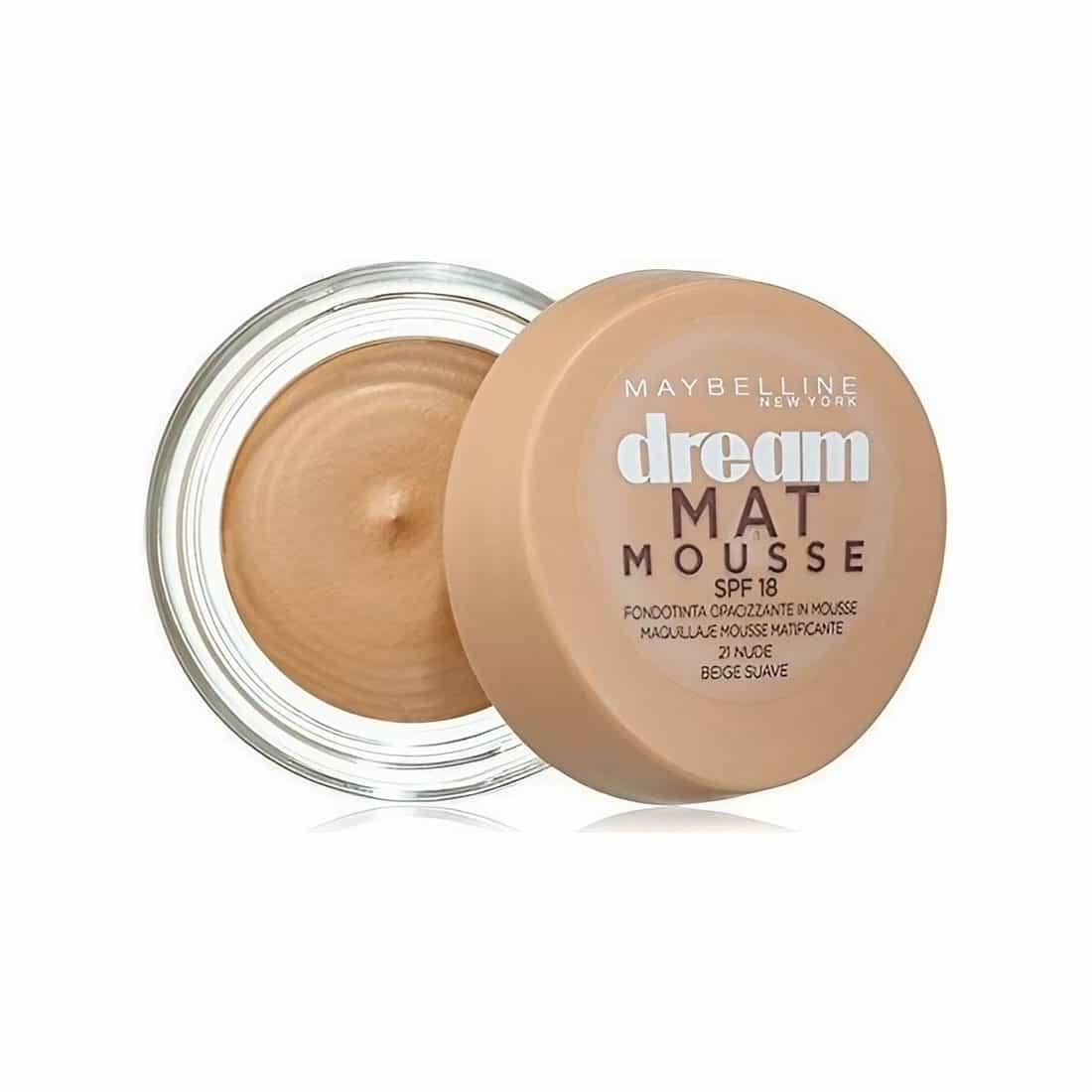 Maybelline Maybelline, Dream Matte Mousse, Leicht, Cremige Foundation, 48, Sonnenbeige, SPF 15, 18 ml Regular