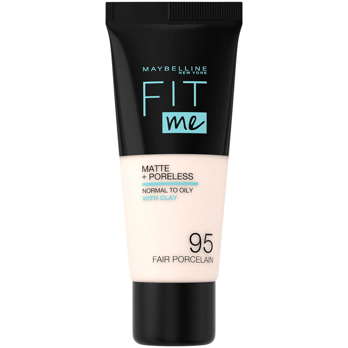Maybelline Maybelline, Fit Me Matte + Poreless, Flüssige Grundierung, 95, Faires Porzellan, 30 ml Regular