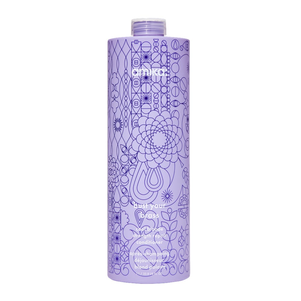 Amika Bust Your Brass Acondicionador Reparador Cabello Rubio 60ml